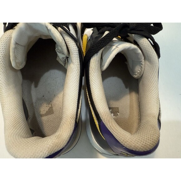 Nike Air Force Mens Custom Sneakers Men\'s Lakers Colors Purple Yellow Sz 9.5 main image 12